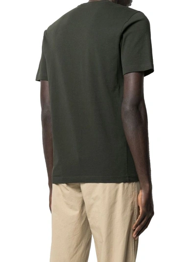 Shop Aspesi Men's Green Cotton T-shirt