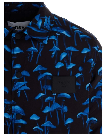 Shop Msgm Men's Multicolor Outerwear Jacket