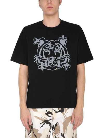 Shop Kenzo Men's Black Cotton T-shirt
