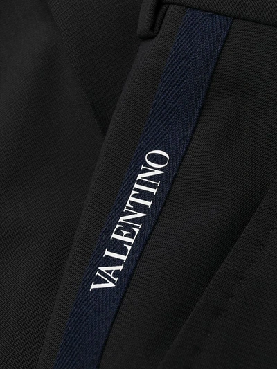 Shop Valentino Men's Blue Wool Pants