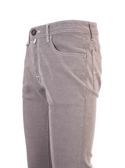 Shop Jacob Cohen Men's Grey Cotton Pants