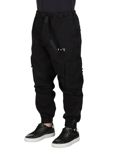 Shop Off-white Men's Black Cotton Pants