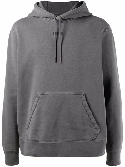 Shop Puma Men's Grey Cotton Sweatshirt