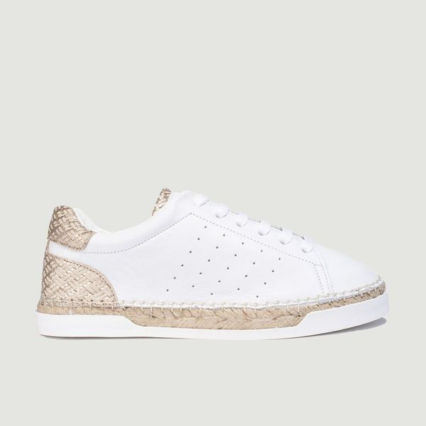 etisk Begyndelsen Lure Canal Saint Martin Lancry Leather Sneakers Doré In Gold | ModeSens