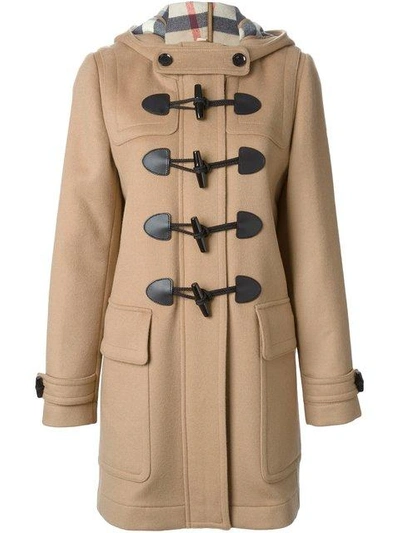 Burberry Blackwell Wool Duffle Coat In New Camel | ModeSens