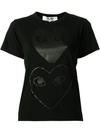 COMME DES GARÇONS PLAY printed heart T-shirt,HANDWASH