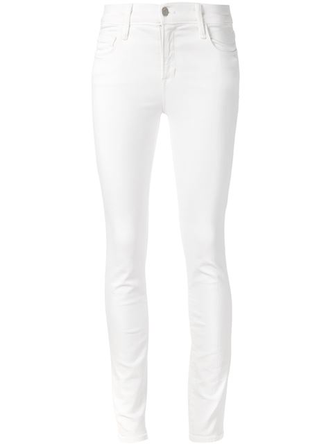 J Brand 2311 Maria High Waist Super Skinny Jeans In White | ModeSens