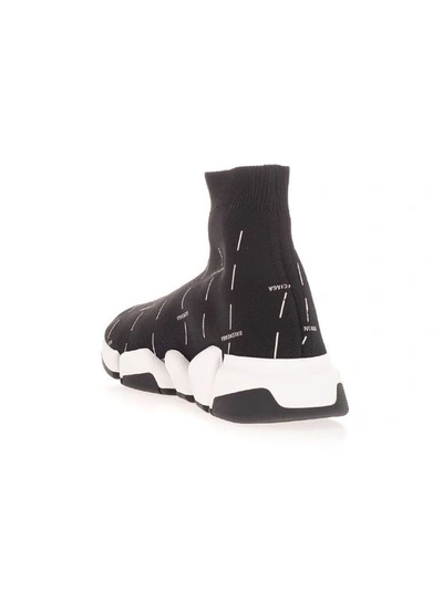 Balenciaga Logo-print Speed 2.0 Light Recycled Sneakers In 