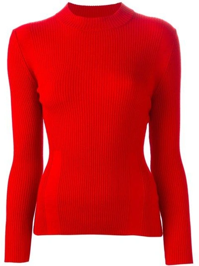 Shop Maison Margiela Ribbed Knit Sweater