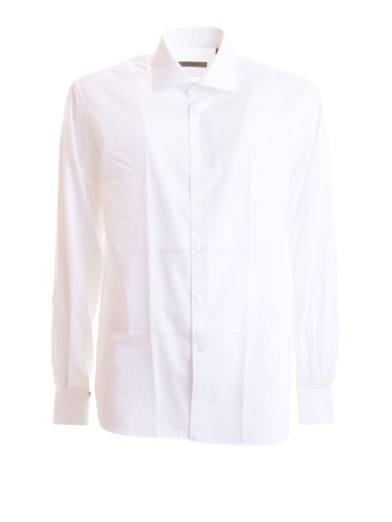 Corneliani Classic Tailored Shirt In White | ModeSens