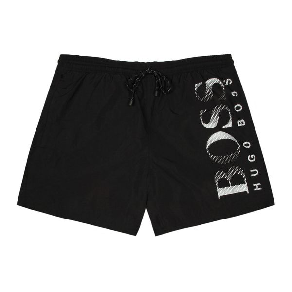 Hugo Boss Octopus Swim Shorts Colour: Dark Grey 305 In Black | ModeSens
