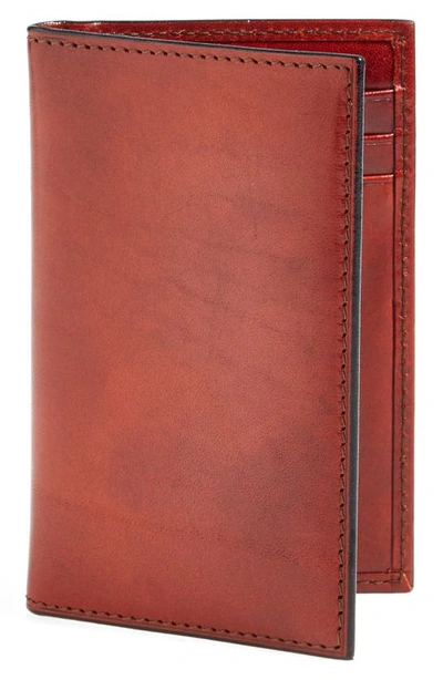 Shop Bosca Old Leather Card Case In Cognac