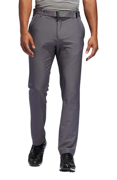 Shop Adidas Golf Ultimate365 Classic Water Resistant Pants In Grey Five