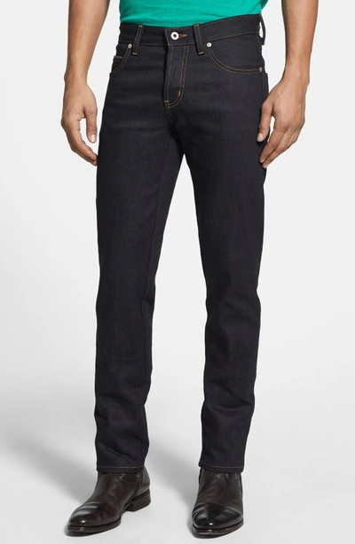 Shop Naked And Famous Super Guy Skinny Fit Jeans In Deep Indigo Selvedge-stretch