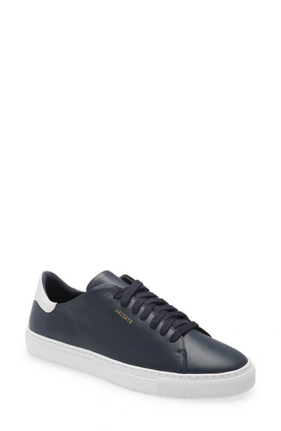 Shop Axel Arigato Clean 90 Sneaker In Navy/ White Leather