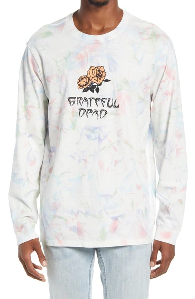 Shop Levi's Grateful Dead Long Sleeve Graphic Tee In Deep Sea Coral