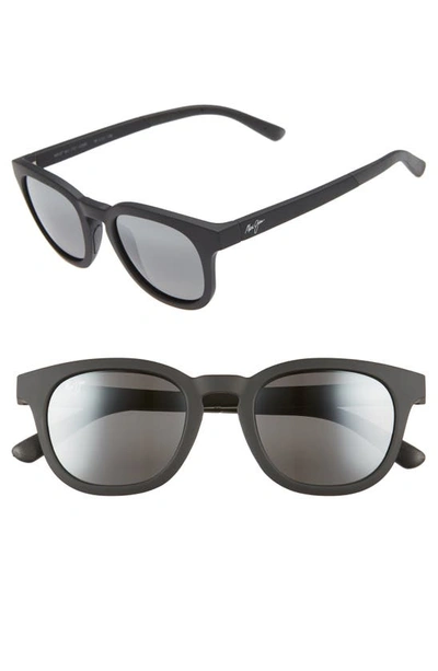 Shop Maui Jim Koko Head 48mm Polarizedplus2(r) Sunglasses In Matte Black/ Neutral Grey