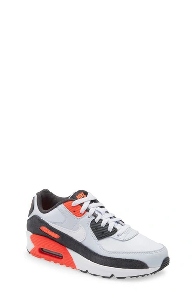 Shop Nike Air Max 90 Sneaker In Grey/ White/ Crimson