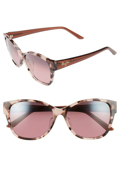 Shop Maui Jim Summer Time 54mm Polarizedplus2® Cat Eye Sunglasses In Pink Tokyo Tortoise/ Rose