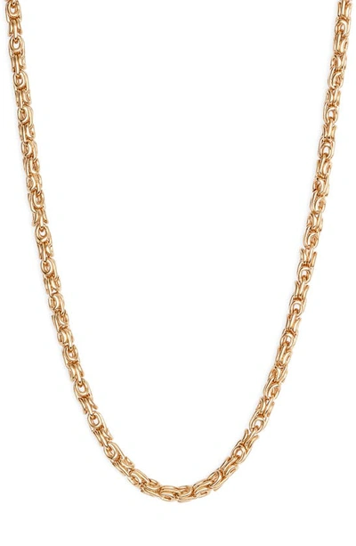Shop Gas Bijoux Maglia Chain Necklace In Gold