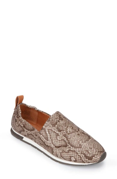 Shop Gentle Souls By Kenneth Cole Luca Flat In Antique Gold