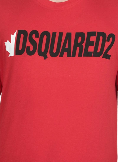 Shop Dsquared2 T-shirts And Polos Red