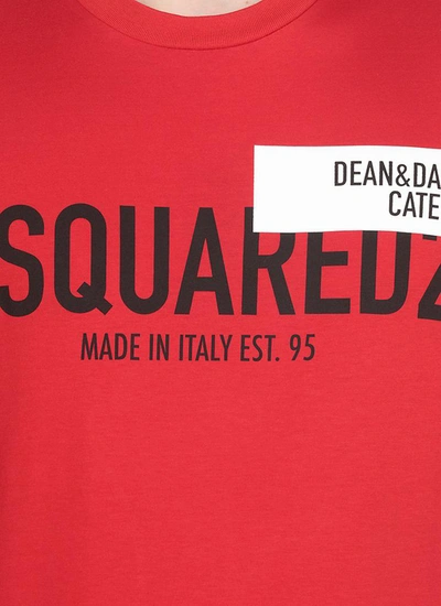 Shop Dsquared2 T-shirts And Polos Red