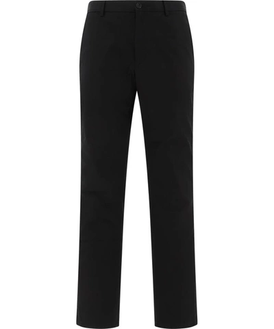 Shop Burberry Twill Chino Pants In Black  