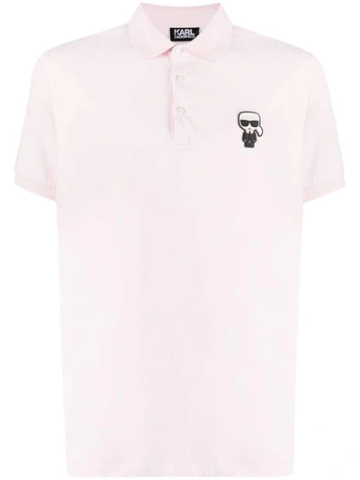 Shop Karl Lagerfeld T-shirts And Polos Pink