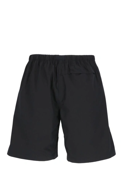 Msgm Logo-print Shorts In Black