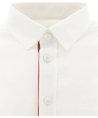 Shop Burberry "chappel" Shirt In White