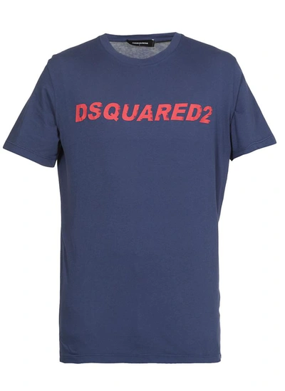 Shop Dsquared2 T-shirts And Polos In Blue