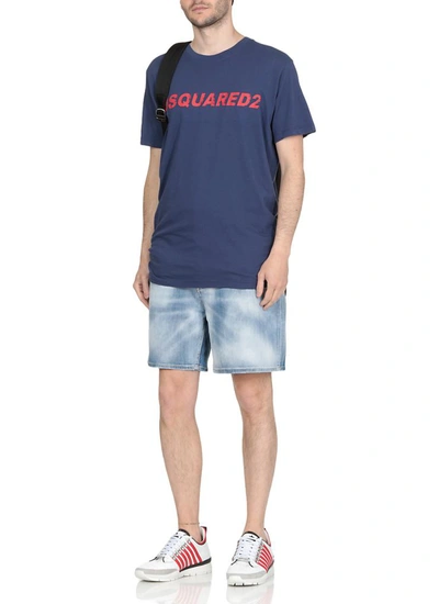 Shop Dsquared2 T-shirts And Polos In Blue