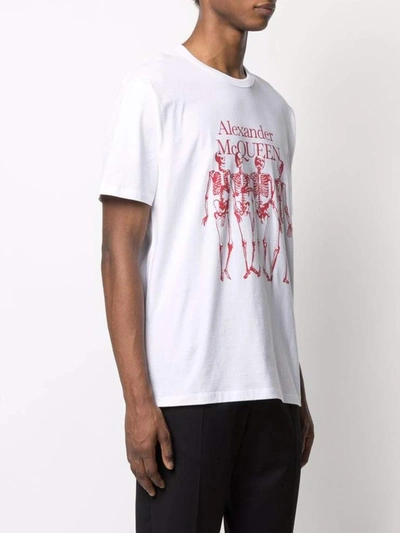 Shop Alexander Mcqueen T-shirts And Polos White