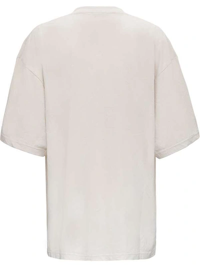 Shop Balenciaga Short Sleeve Cotton T-shirt In White