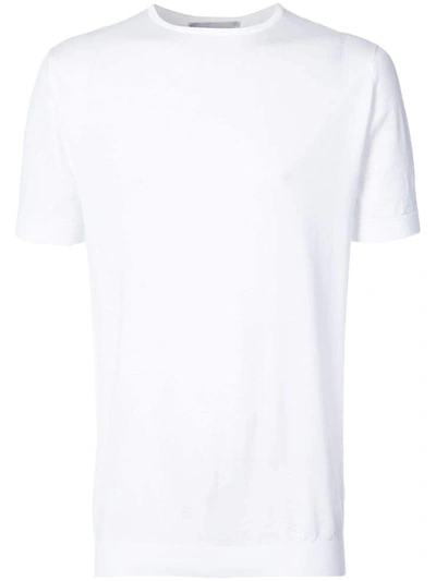Shop John Smedley T-shirts And Polos White