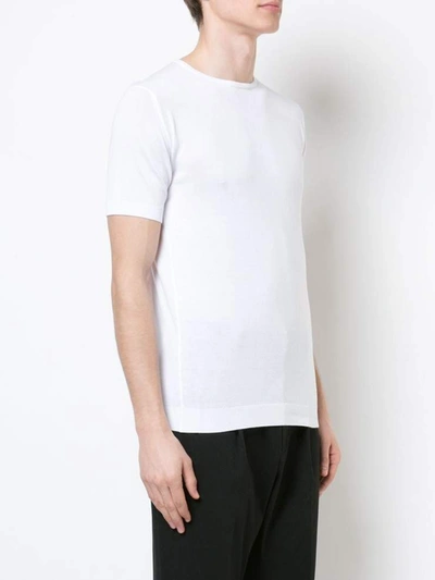 Shop John Smedley T-shirts And Polos White