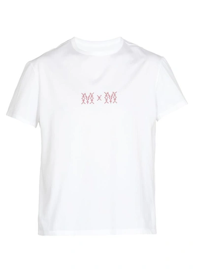 Shop Maison Margiela T-shirts And Polos White