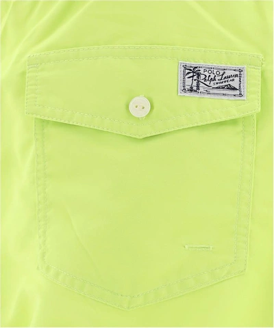 Shop Polo Ralph Lauren "traveler" Swimsuit In Yellow