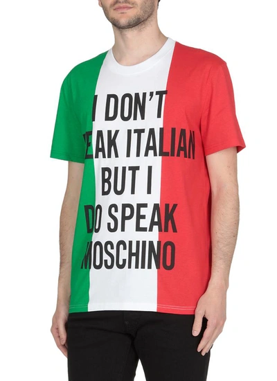 Shop Moschino T-shirts And Polos In Fantasia Variante Unica