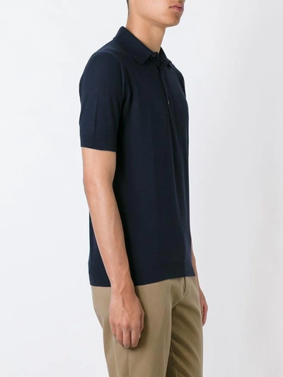 Shop John Smedley T-shirts And Polos Blue