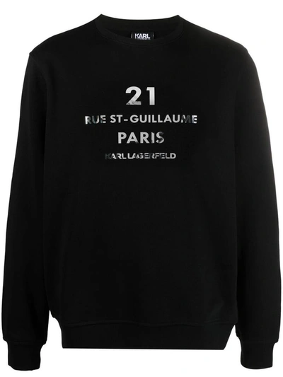 Shop Karl Lagerfeld Sweaters Black