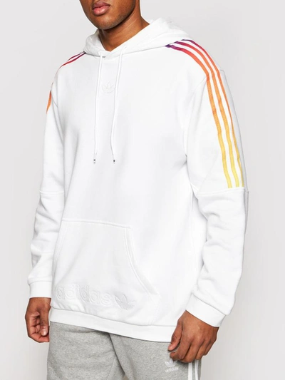 Shop Adidas Originals Sweatshirts In Whitemultco