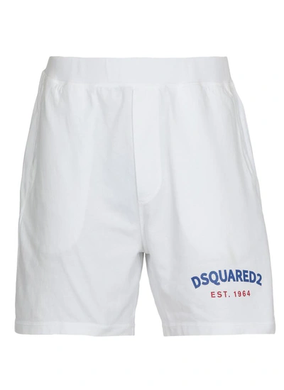 Shop Dsquared2 Shorts White