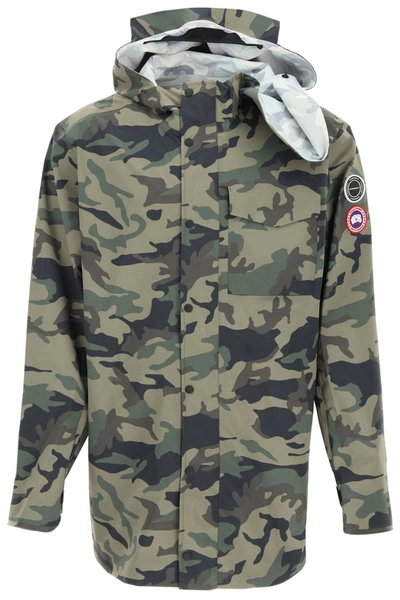 Shop Y/project Y Project Camouflage Canada Goose Rain Jacket In Cg Camo Ice Camo