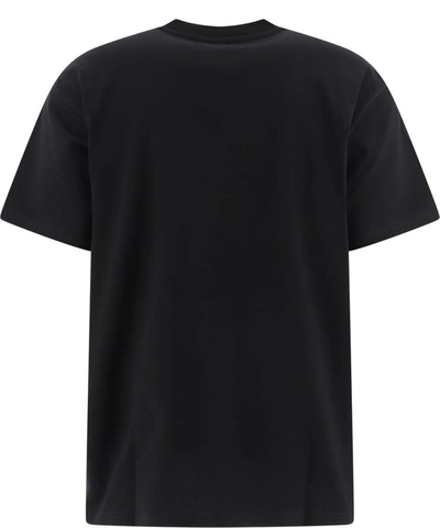 Shop Carhartt "american Script" T-shirt In Black  