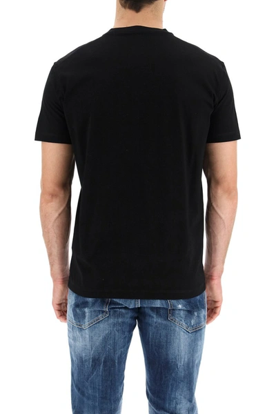 Shop Dsquared2 Icon Print T-shirt In Black