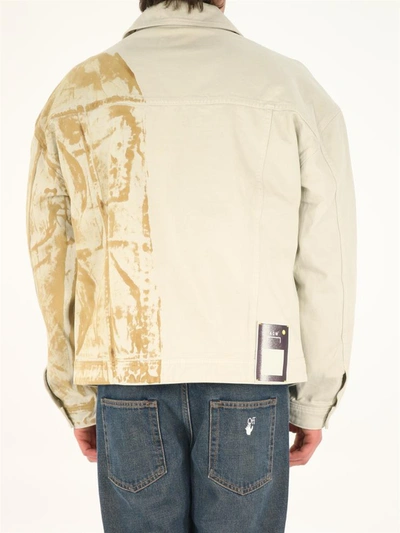 Shop A-cold-wall* Corrosion Trucker Jacket In White