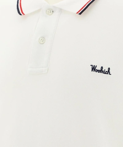 Shop Woolrich "monterey" Polo Shirt In White