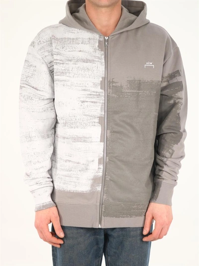 Shop A-cold-wall* Brush Stroke Hoodie In Grey